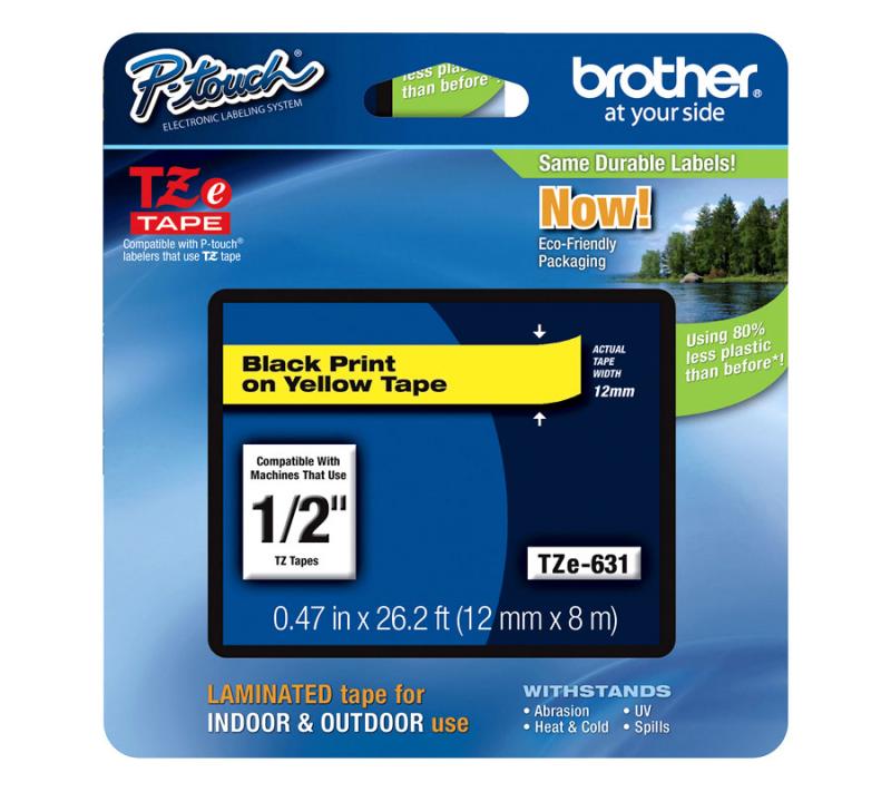 Cinta Brother TZE-631 PT-H105 PT-H110 PT-E300VP