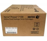 Toner Xerox 7100 106r02611 yellow dualpack