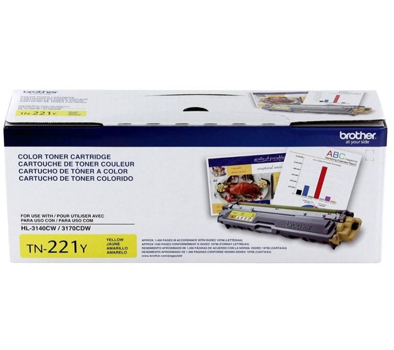 Toner Brother TN221Y Yellow mfc-9330cdw HL-3140CW 3170CDW